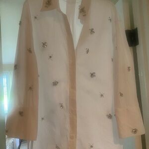 Zara White shirt with studs